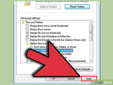 Imagen titulada Show Hidden Files in Windows 7 Step 18