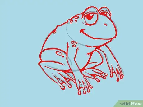 Imagen titulada Draw a Cartoon Frog Step 08