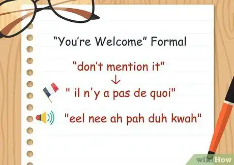 Imagen titulada Say “You’re Welcome” in French Step 03