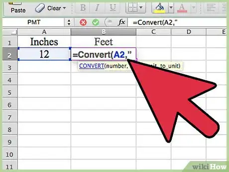 Imagen titulada Convert Measurements Easily in Microsoft Excel Step 6