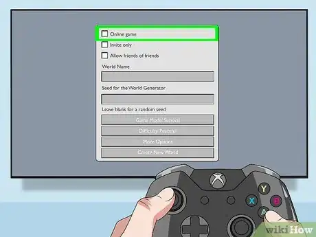 Imagen titulada Get Splitscreen on Minecraft Xbox 360 Step 9