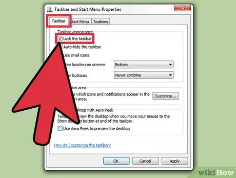 Imagen titulada Lock the Windows 7 Taskbar Step 6