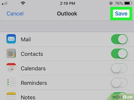 Imagen titulada Sync Outlook Contacts with iPhone Step 8