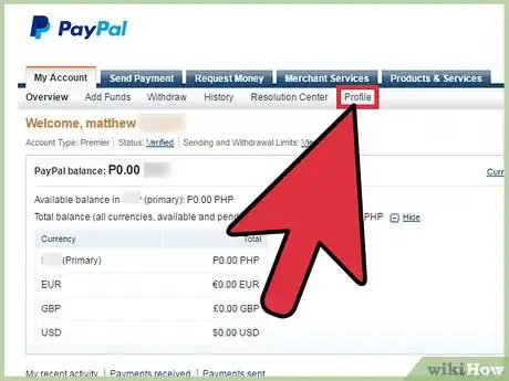 Imagen titulada Change a PayPal Password Step 2