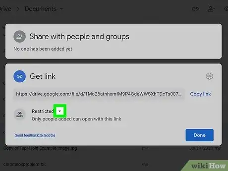 Imagen titulada Create Shareable Download Links for Google Drive Files Step 5