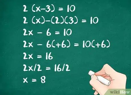 Imagen titulada Use Distributive Property to Solve an Equation Step 3