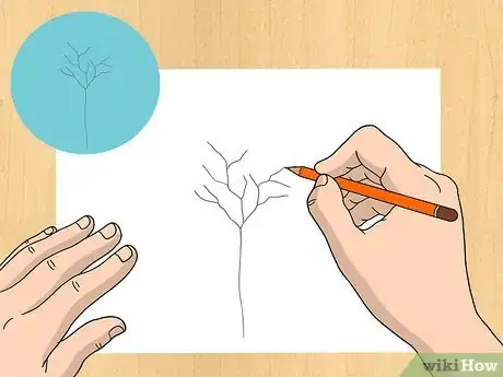 Imagen titulada Draw a Real Tree Step 2