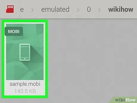 Imagen titulada Open MOBI Files on Android Step 7