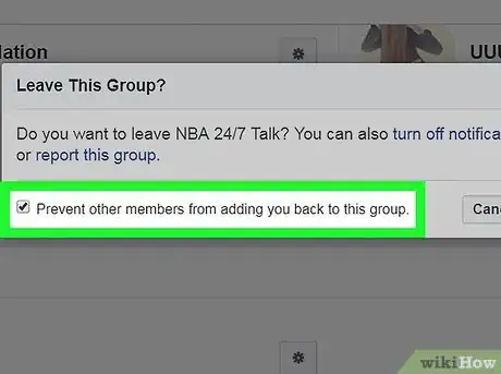 Imagen titulada Leave a Facebook Group Step 13