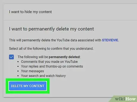 Imagen titulada Delete a YouTube Channel Step 8