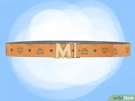 Imagen titulada Tell if an MCM Belt Is Fake Step 1