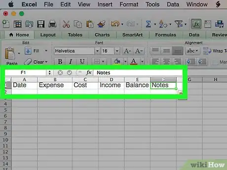 Imagen titulada Make a Personal Budget on Excel Step 10