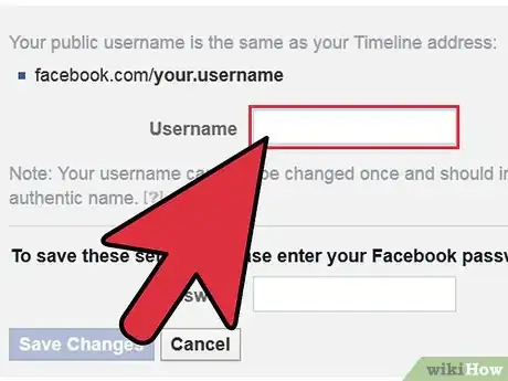 Imagen titulada Register a Facebook Username Step 7