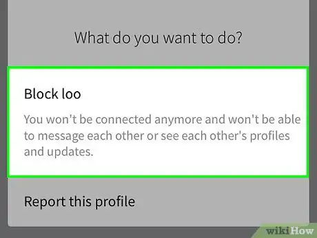 Imagen titulada Block Someone from Viewing a Linkedin Profile Step 7