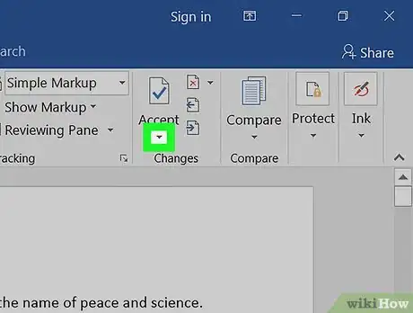 Imagen titulada Remove Track Changes in Microsoft Word on PC or Mac Step 3