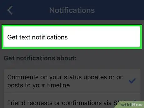 Imagen titulada Stop Facebook Texts Step 13