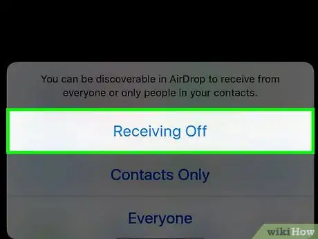 Imagen titulada Turn Off AirDrop Step 3