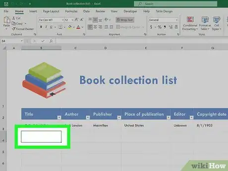 Imagen titulada Make a List Within a Cell in Excel Step 1