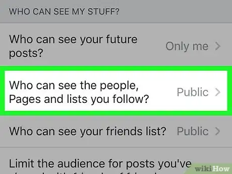 Imagen titulada Make Facebook Private Step 9