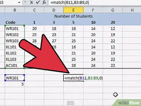 Imagen titulada Match Data in Excel Step 10
