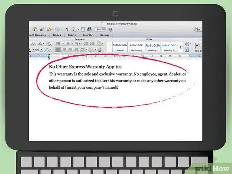 Imagen titulada Draft a Warranty Step 11