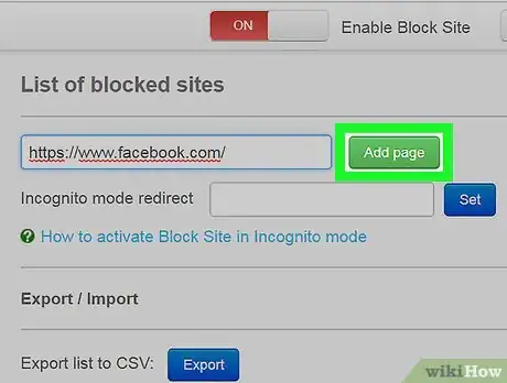 Imagen titulada Block Facebook on Chrome Step 8