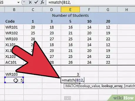Imagen titulada Match Data in Excel Step 11