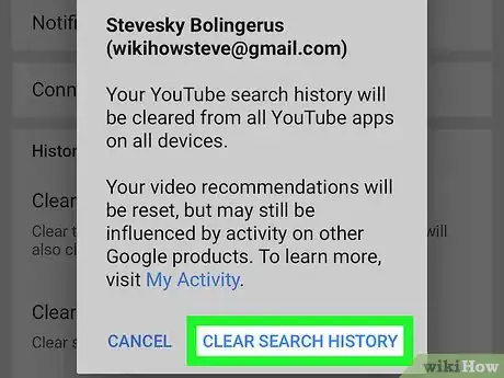 Imagen titulada Clear Your YouTube History Step 7