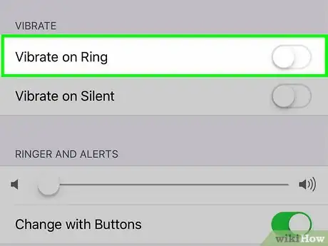 Imagen titulada Turn Off Vibrate on iPhone Step 4