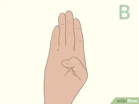 Imagen titulada Fingerspell the Alphabet in American Sign Language Step 2