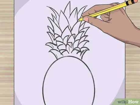 Imagen titulada Draw a Pineapple Step 3