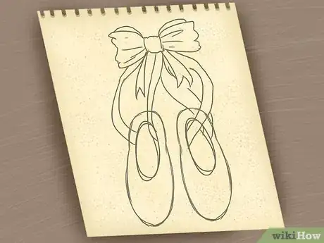 Imagen titulada Draw Ballet Slippers Step 3