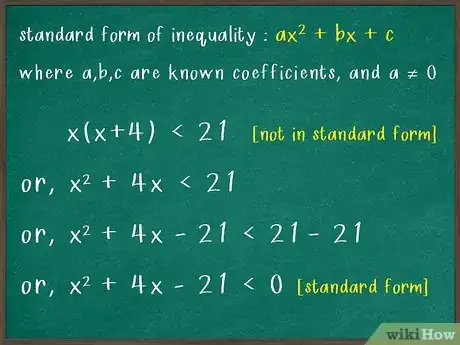 Imagen titulada Solve Quadratic Inequalities Step 1