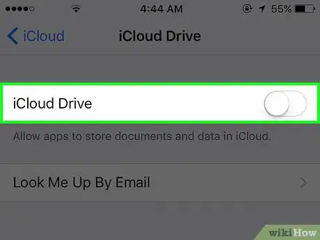 Imagen titulada Turn Off iCloud Drive on an iPhone Step 4