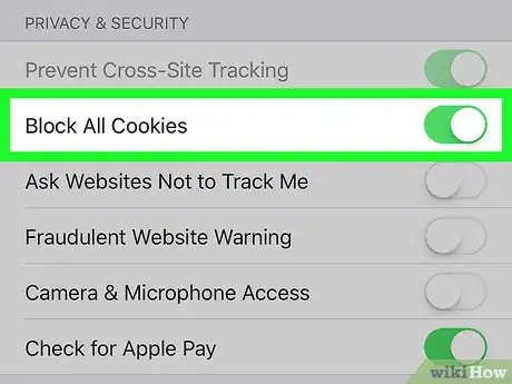 Imagen titulada Enable Cookies in Safari Step 9