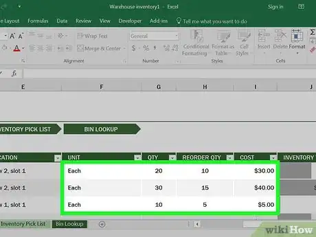 Imagen titulada Create an Inventory List in Excel Step 7