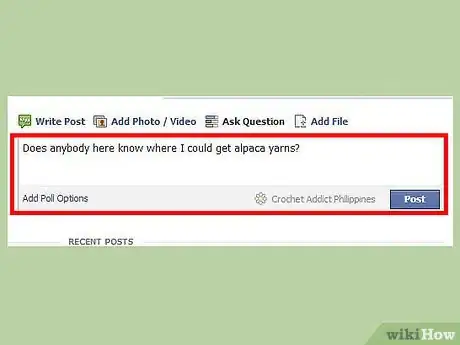 Imagen titulada Ask a Question on Facebook Step 10Bullet2