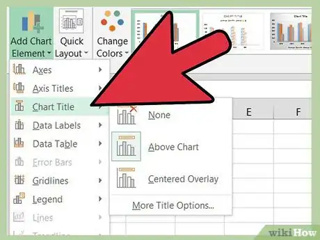 Imagen titulada Add Titles to Graphs in Excel Step 4