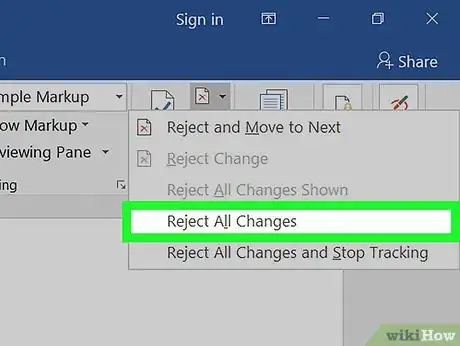 Imagen titulada Remove Track Changes in Microsoft Word on PC or Mac Step 6