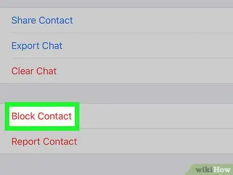 Imagen titulada Block Contacts on WhatsApp Step 9