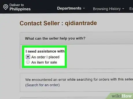 Imagen titulada Contact a Seller on Amazon Step 5