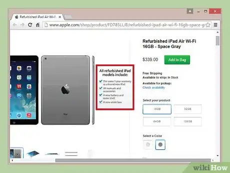 Imagen titulada Buy a Used iPad Step 4