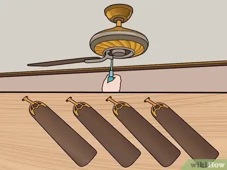 Imagen titulada Paint a Ceiling Fan Step 2