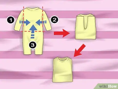 Imagen titulada Fold Baby Clothes Step 6