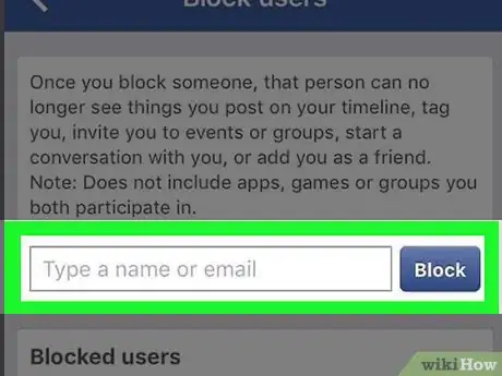 Imagen titulada Block People on Facebook Step 6