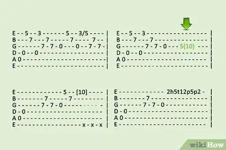 Imagen titulada Read Guitar Tabs 15b3