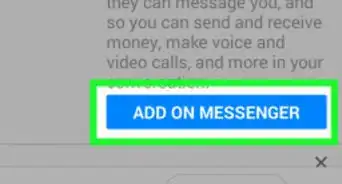 escanear un código QR en Facebook Messenger