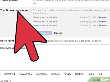 Imagen titulada Edit Your Security Settings on Facebook Step 9