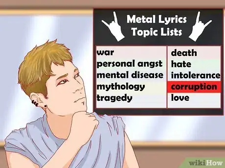 Imagen titulada Write Metal Song Lyrics Step 2