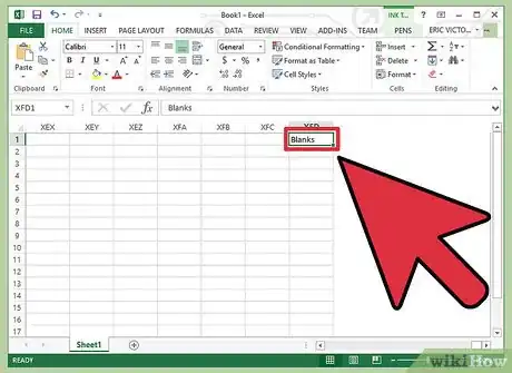 Imagen titulada Delete Empty Rows in Excel Step 5